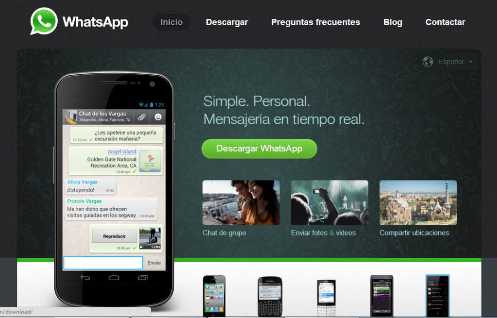 descargar whatsapp gratis android 2013